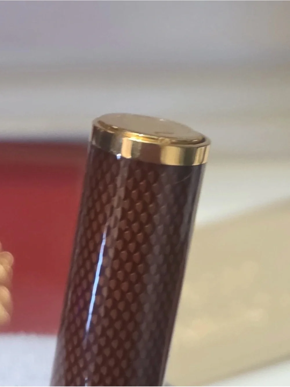 S.T. Dupont Chairman Brown & Gold Rollerball Pen